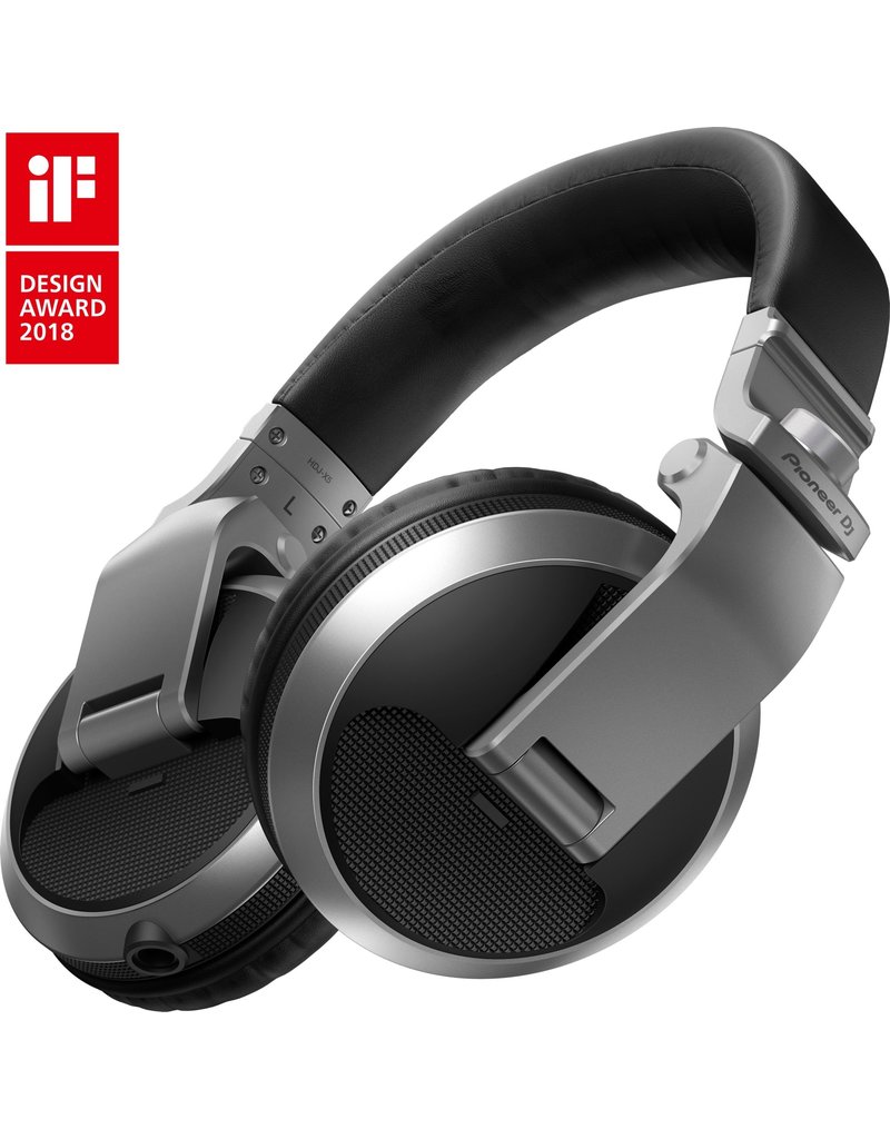 HDJ-X5-S Over Ear DJ Headphones Silver - Pioneer DJ