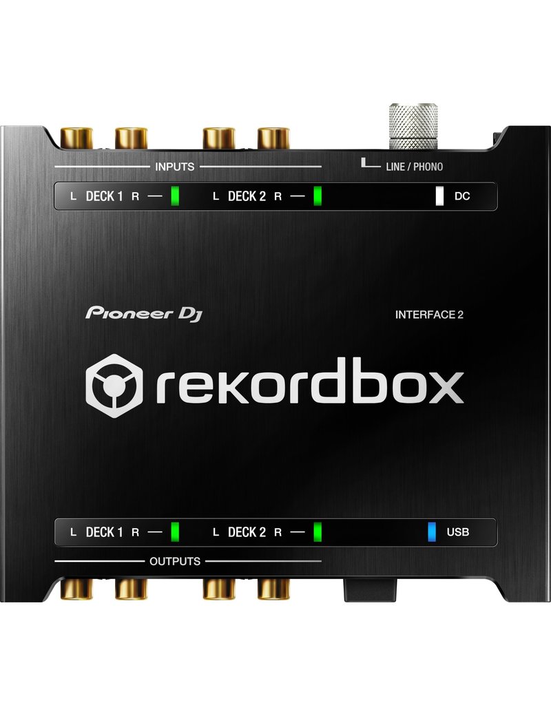 INTERFACE 2 Audio Interface with Rekordbox DJ and DVS - Pioneer DJ