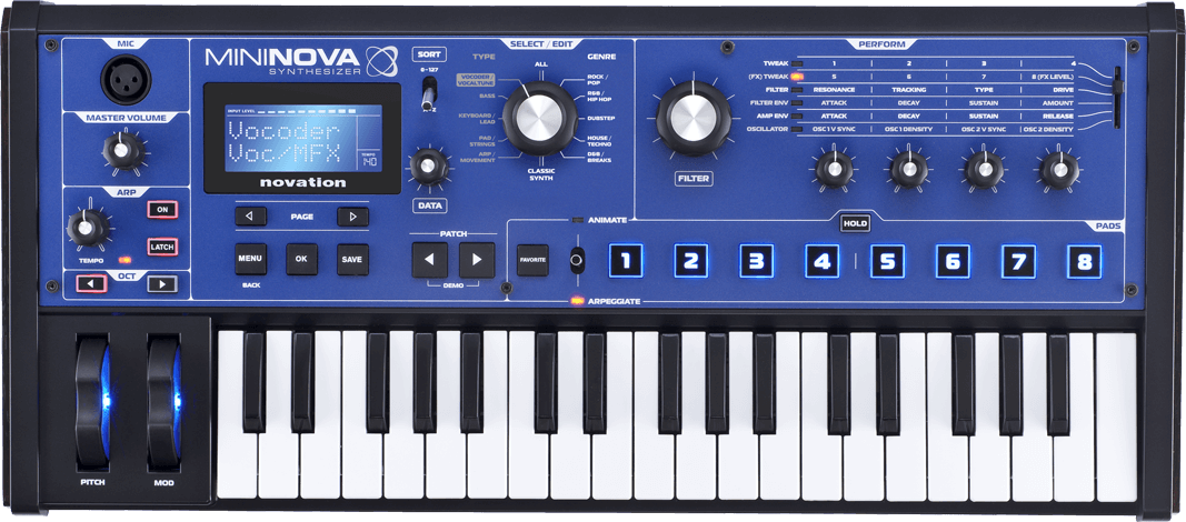 Novation MiniNova - Micro Synth - Mile High DJ Supply