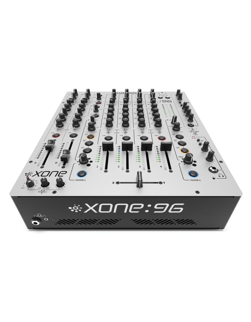 Allen & Heath Xone:96 6+2 Channel Analog DJ Mixer w/ Built-in Dual 32Bit/96kHz Sound Cards: Allen & Heath