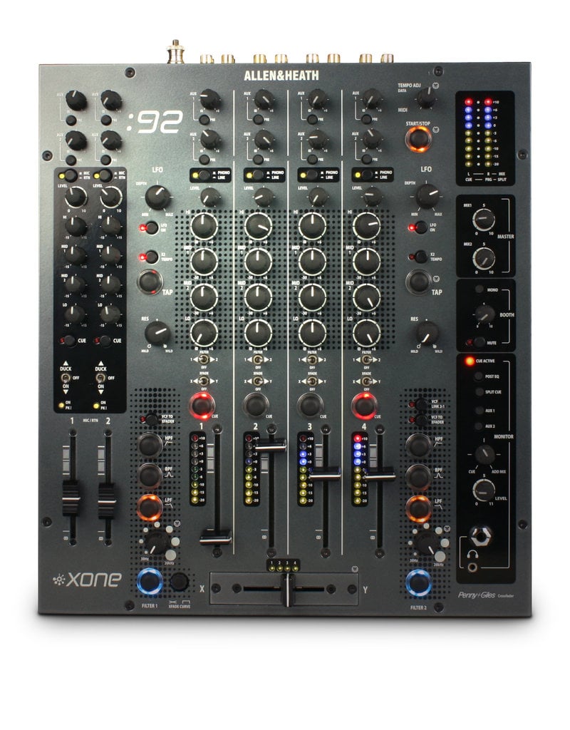 Xone:92 6 channel Club/DJ Mixer w/ Faders: Allen Heath - Mile High DJ