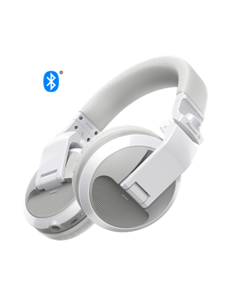 HDJ-X5BT-W White Over-ear DJ headphones with Bluetooth® wireless technology  - Pioneer DJ