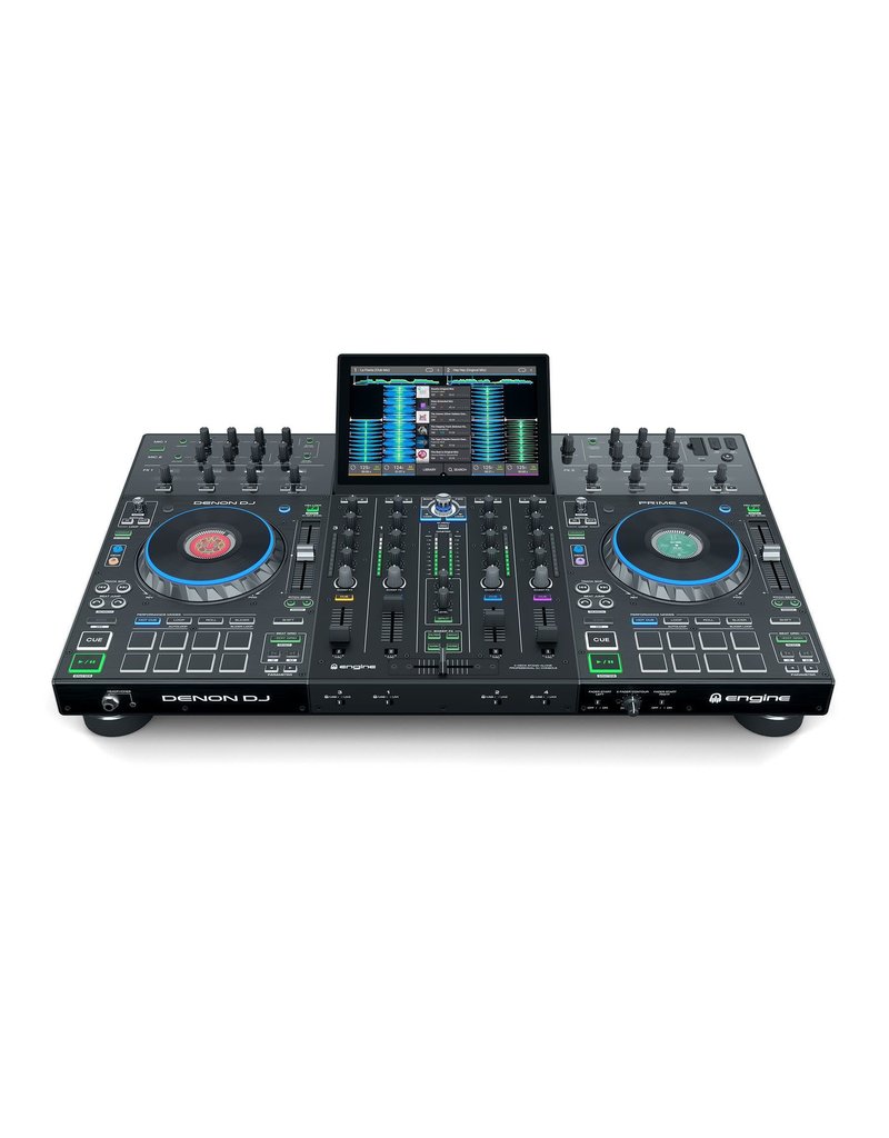 Denon DJ Prime 4 All-in-One Standalone DJ System w/ Serato DJ Pro and 10" Touchscreen