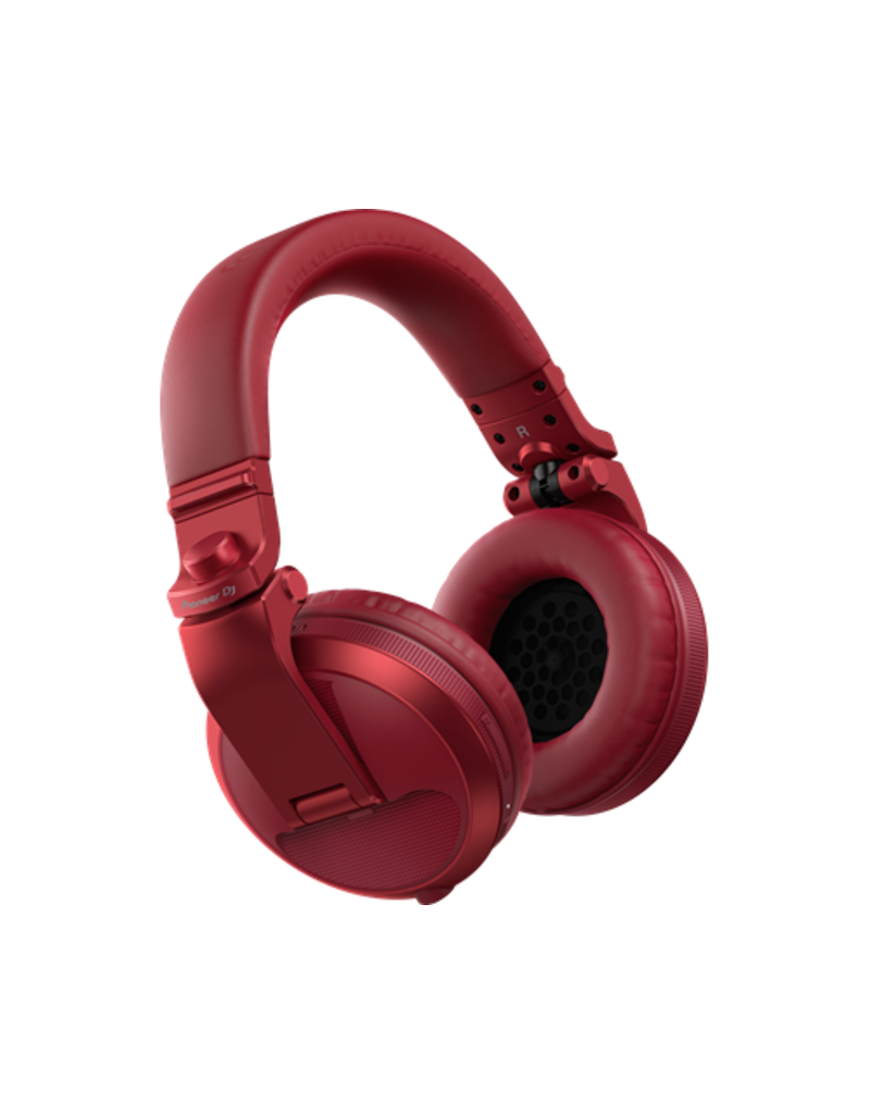 HDJ-X5BT-R Red Over-Ear DJ Headphones w/ Bluetooth® Wireless Technology - Pioneer DJ