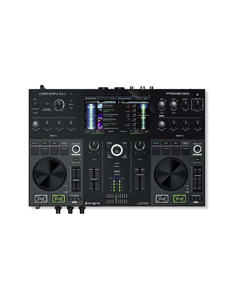 Denon DJ Prime GO 2-Deck Rechargeable Standalone DJ Console