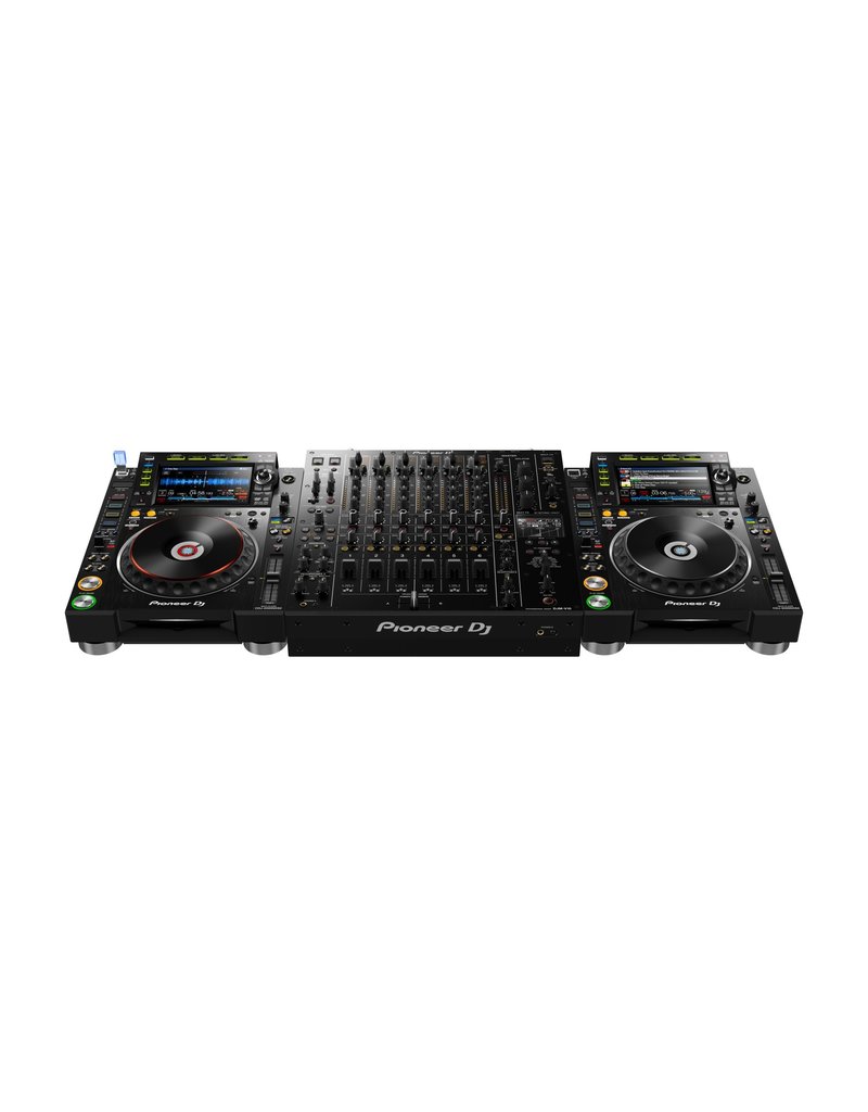 DJM-V10: 6-channel Digital DJ Mixer with Analog and Digital I/O, Pro DJ Link, Dedicated Filter and Compressor Per Channel, Dual USB, Dual Headphone Outs, and Booth EQ - Pioneer DJ