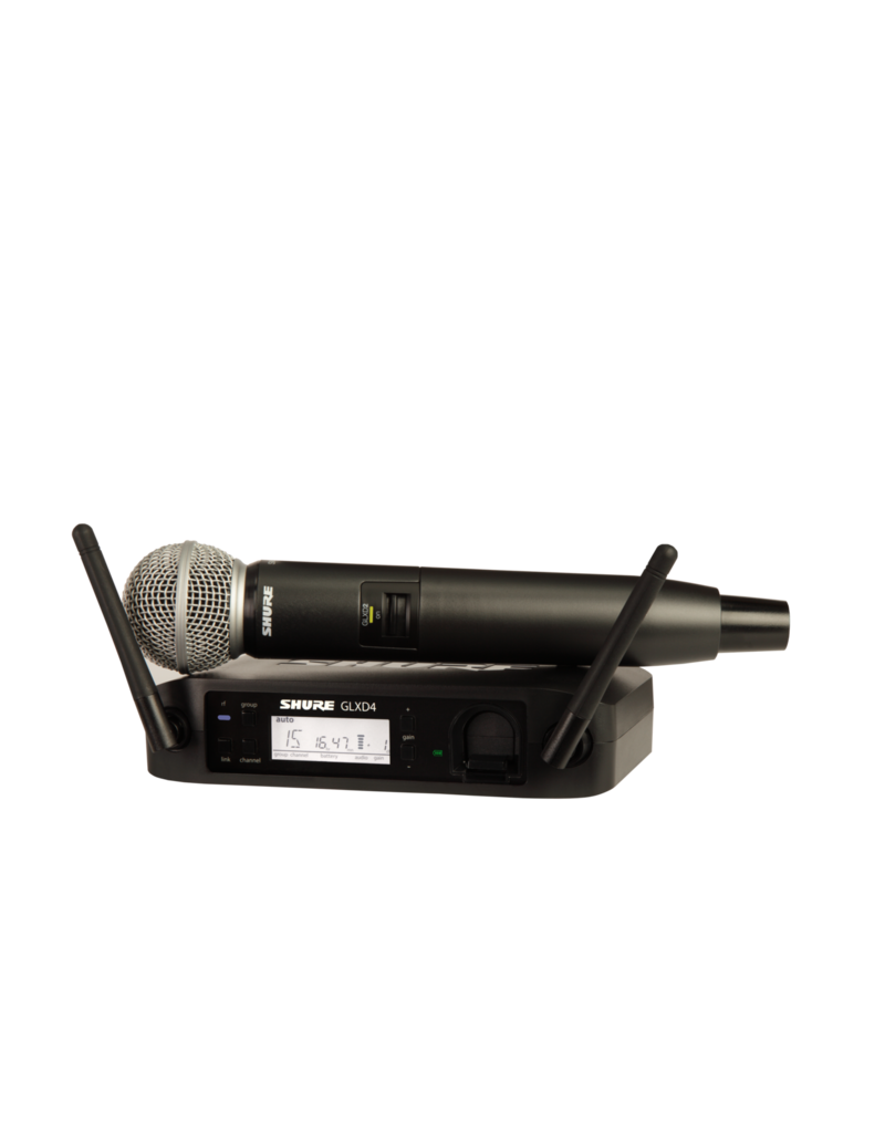 Shure GLX-D® Advanced Digital Wireless Microphone with SM58 Vocal Mic