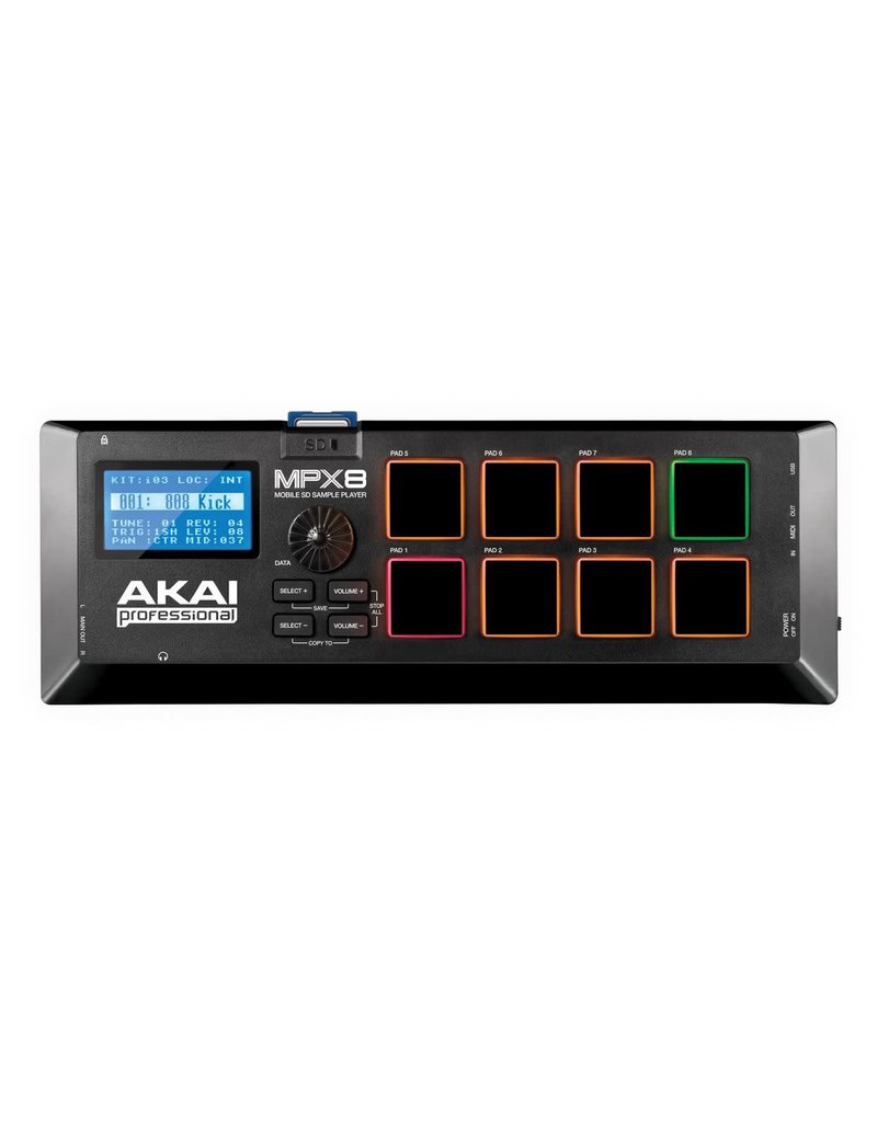 AKAI OPEN BOX! Akai Pro MPX8 Mobile SD Sample Player