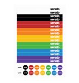 Sticker Lock Serato Control Vinyl (Pair)