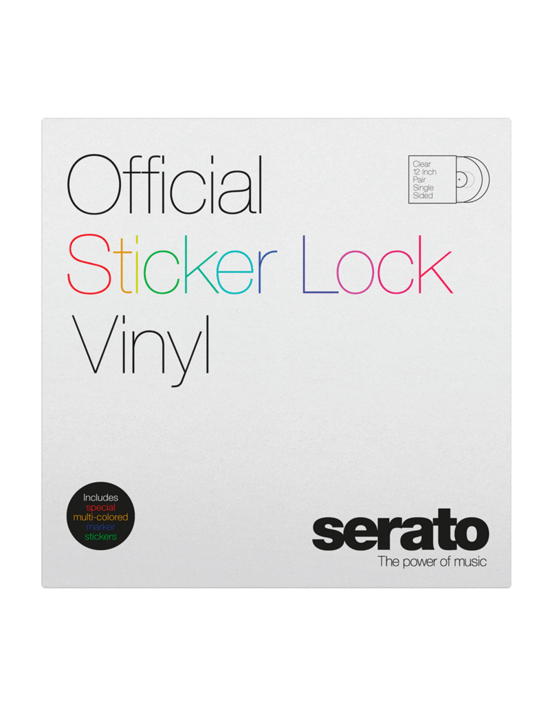 Sticker Lock Serato Control Vinyl (Pair)