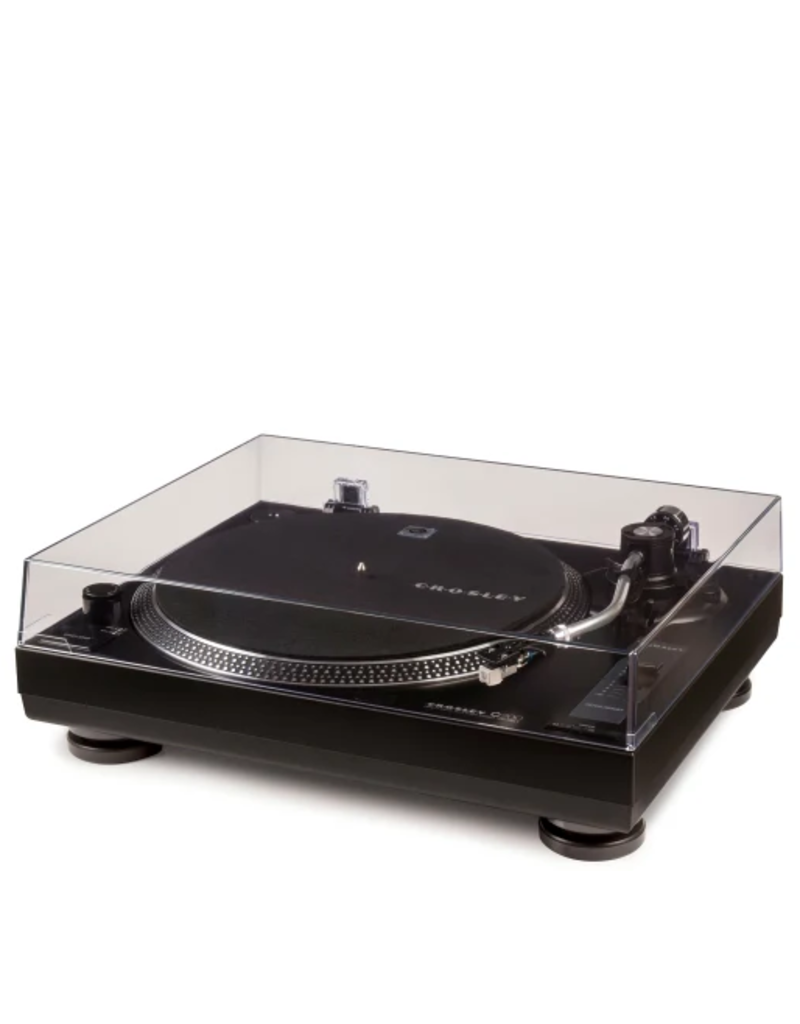 Crosley Crosley C200 Direct Drive Turntable with Built-in Preamp Black