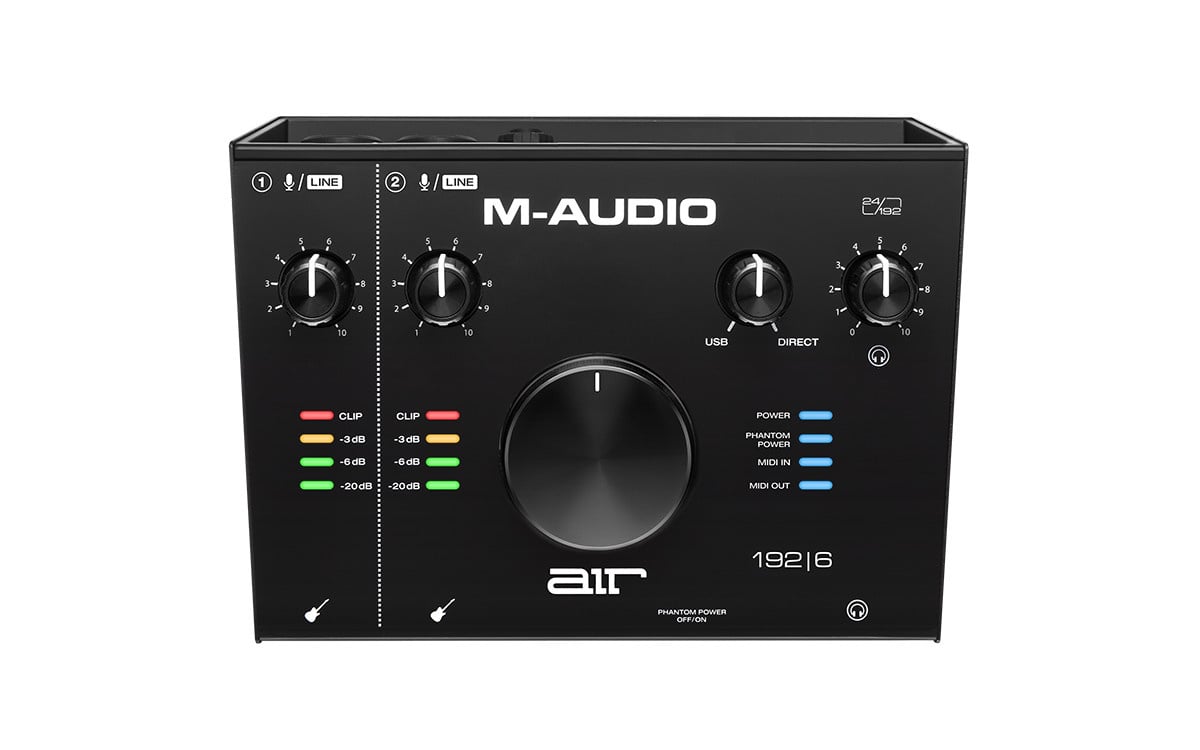 M-Audio Air 192|6 - 2 in / 2 out USB Audio MIDI Interface