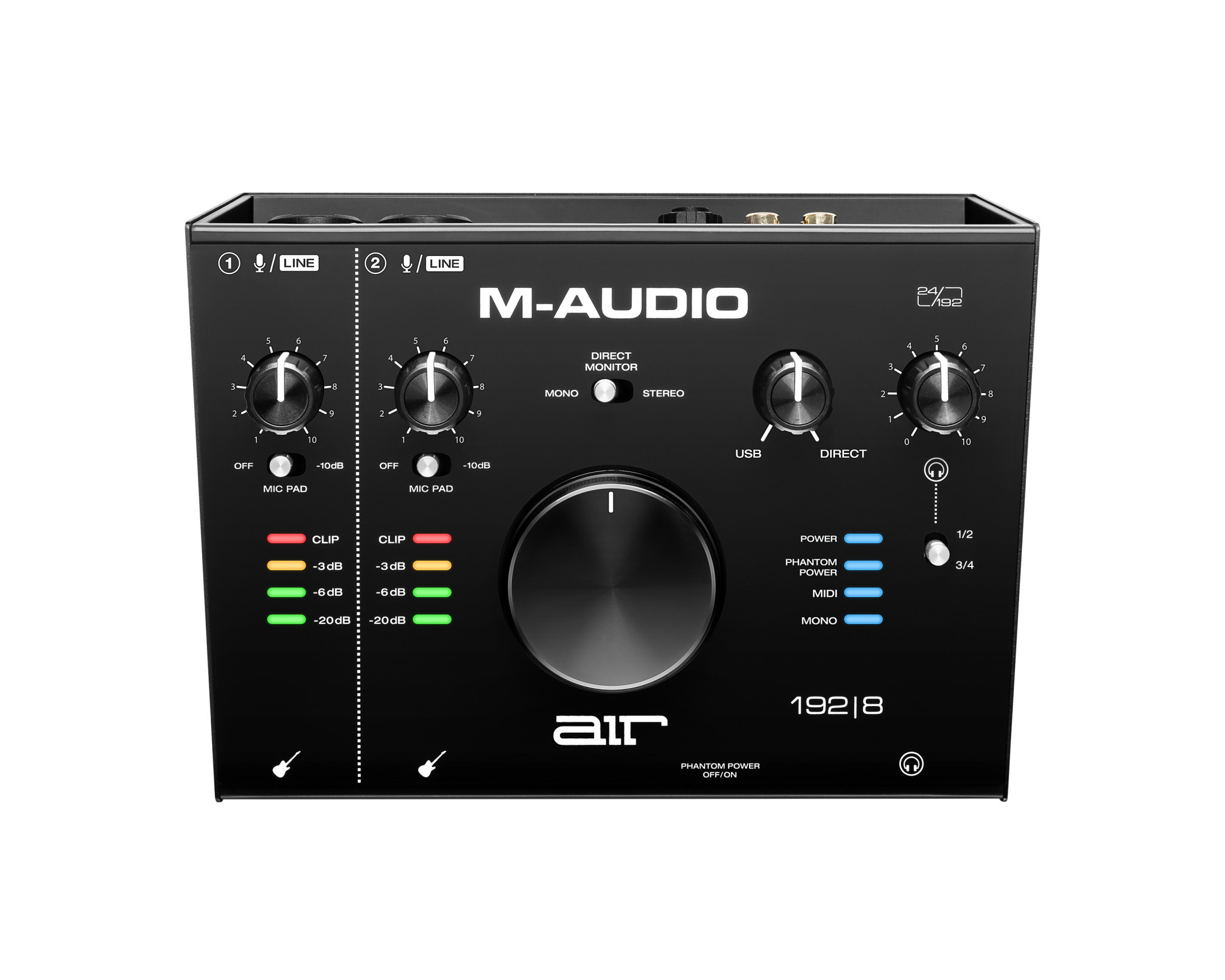 M-Audio Air 192|8 - 2 in / 4 out USB Audio MIDI Interface