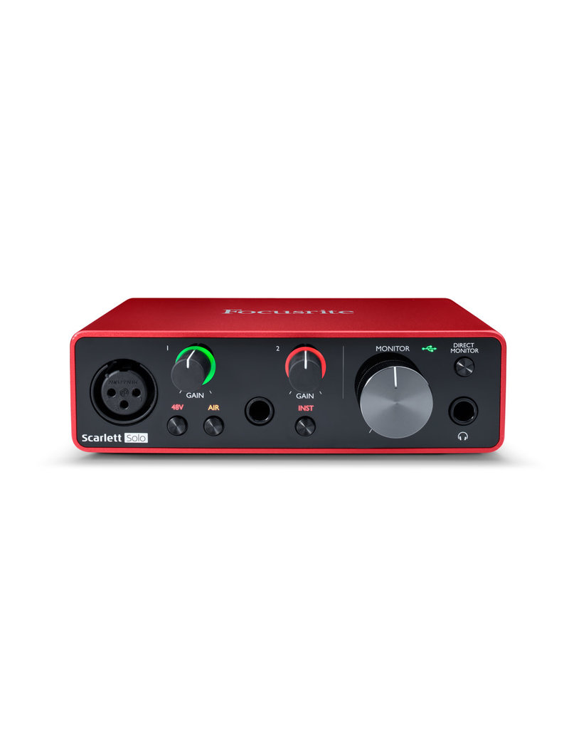 Focusrite Scarlett 4i4 3rd Generation Audio Interface Red AMS