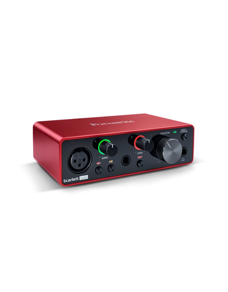 Focusrite Scarlett Solo USB Audio Interface (3rd Gen) - Mile High DJ Supply