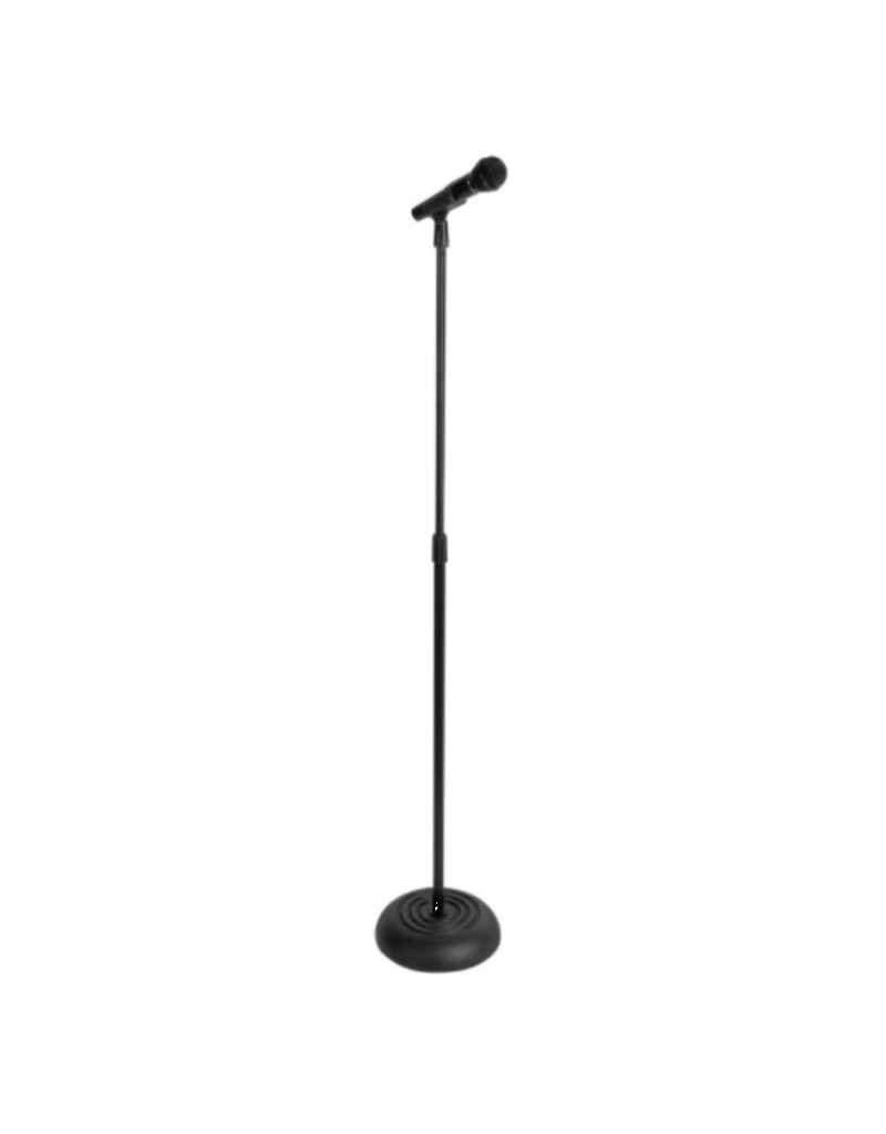 On-Stage On-Stage Round Base Microphone Stand - Black (MS7201B)
