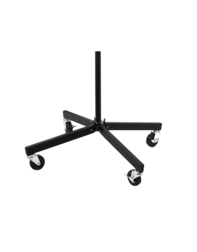 On-Stage On-Stage Studio Boom w/ 7" Mini Boom Extension & Locking Casters - Black (SB96+)