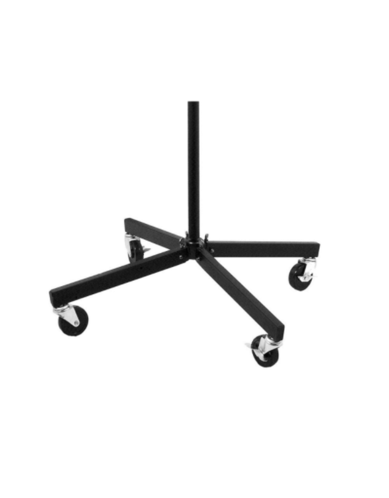 On-Stage On-Stage Studio Boom w/ 7" Mini Boom Extension & Locking Casters - Black SB96+