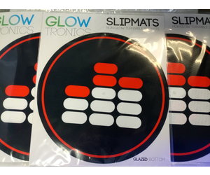 Mile High Dj Supply 12 Slipmats (Pair) 9oz SkinnEz™ Glazed™ Bottom Made By  Glowtronics