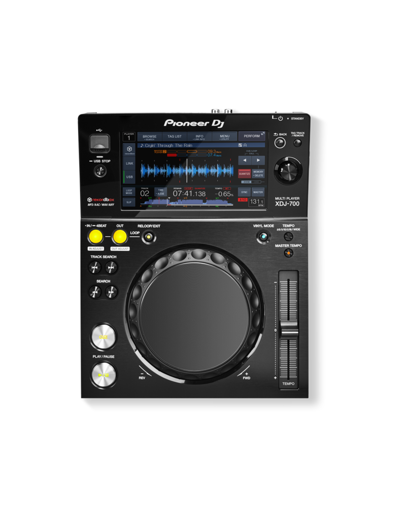 XDJ-700: Compact Digital DJ Media Player with Wi-Fi Playback, Advanced Playback Options, and Pro DJ Link Interconnectivity- Pioneer DJ