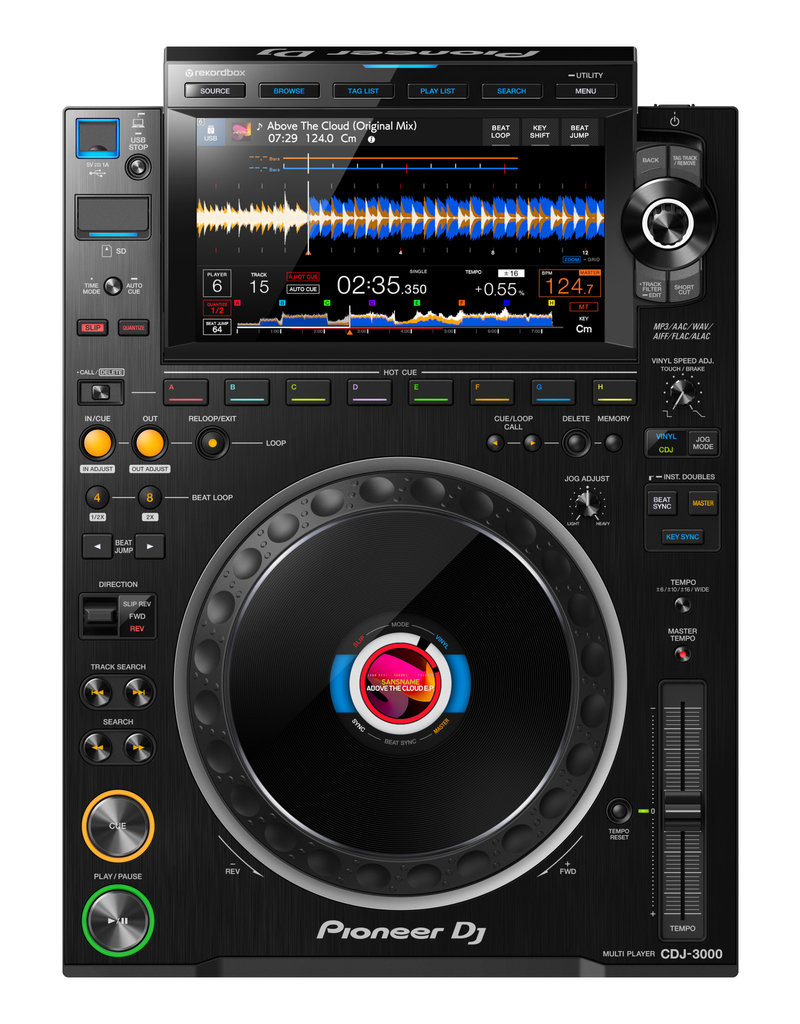 *PRE-ORDER* CDJ-3000 Professional DJ Multi Player (Black) - Pioneer DJ