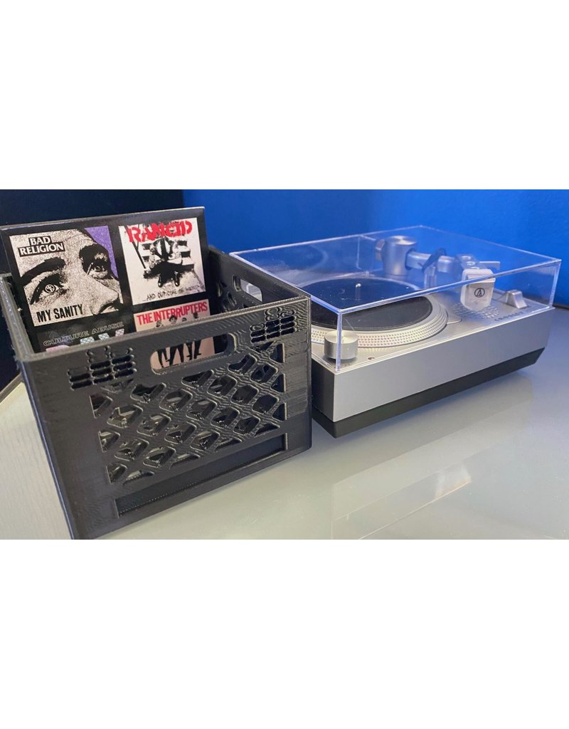 Milk Crate for 3" Records Mile High DJ Supply