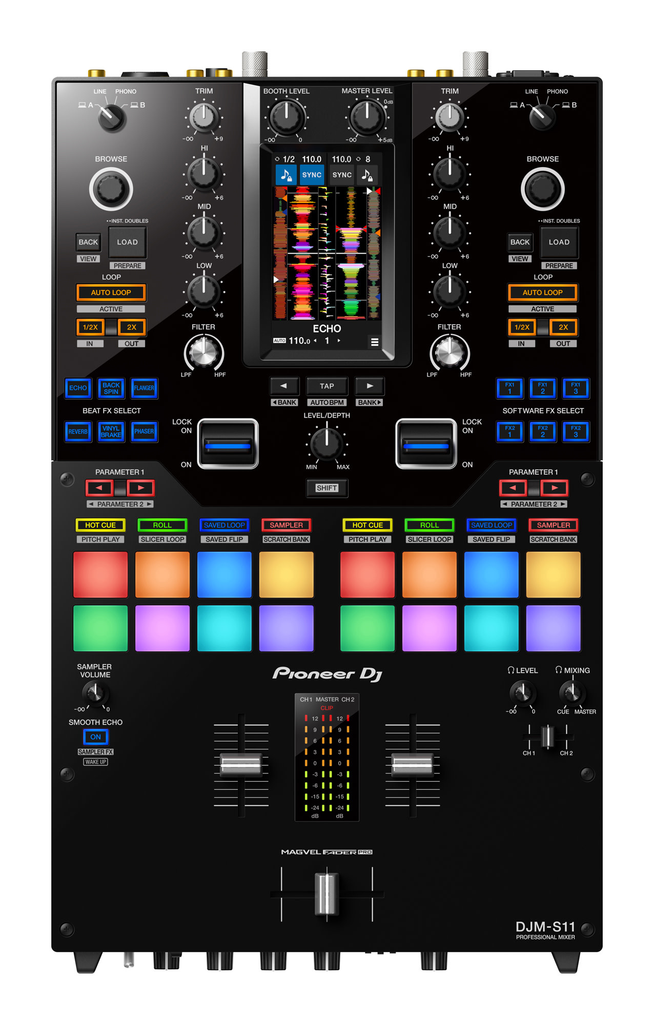 【保障できる】 Channel 2 Professional DJM-S11 DJ Screen Touch with Mixer DJ機材