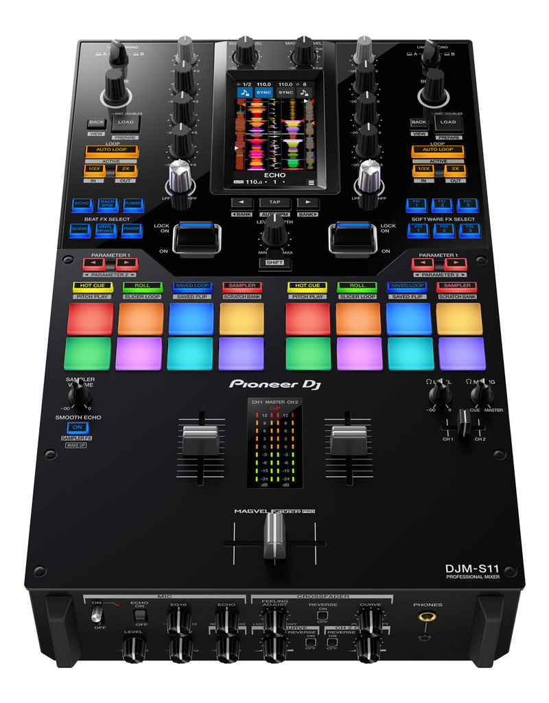 DJMS11 Professional 2Channel DJ Mixer Pioneer DJ Mile High DJ Supply