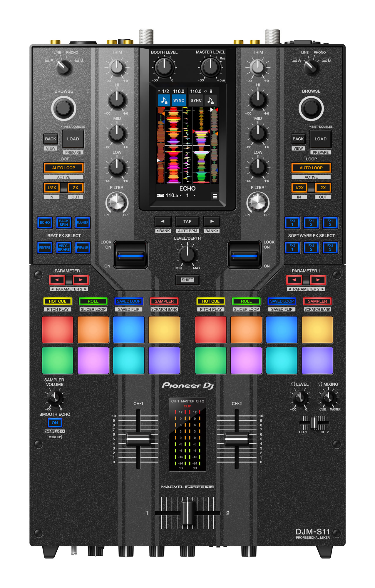 pioneer 6 channel mixer