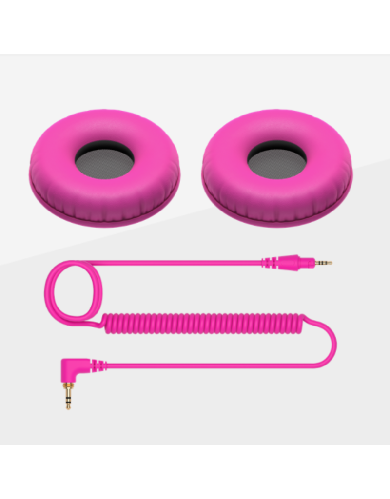 HC-CP08 CUE1 Series Ear Pads and Cord (Pink) - Pioneer DJ