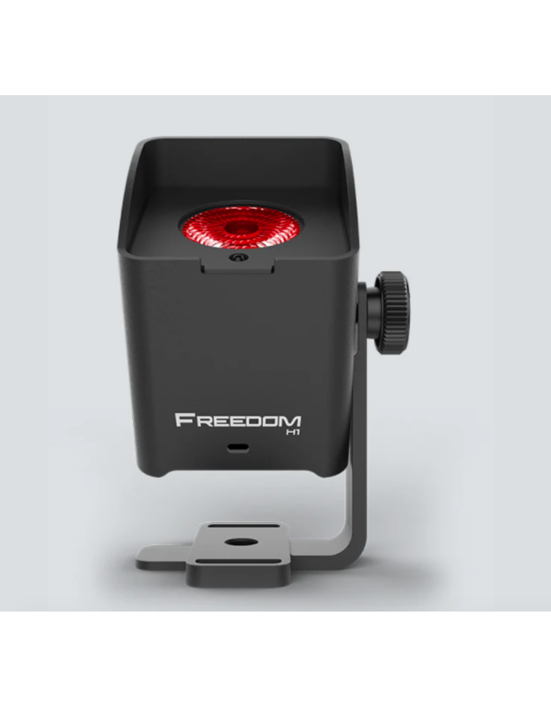 Chauvet DJ Set of 4 Chauvet DJ Freedom H1  100% True Wireless Battery Operated LED Wash Lights with Built-in D-Fi Transceiver