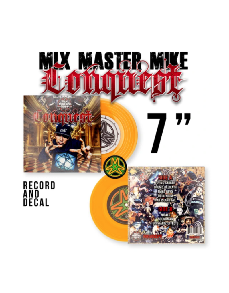 Rawnchy Records MIX MASTER MIKE: CONQUEST 7" SCRATCH RECORD