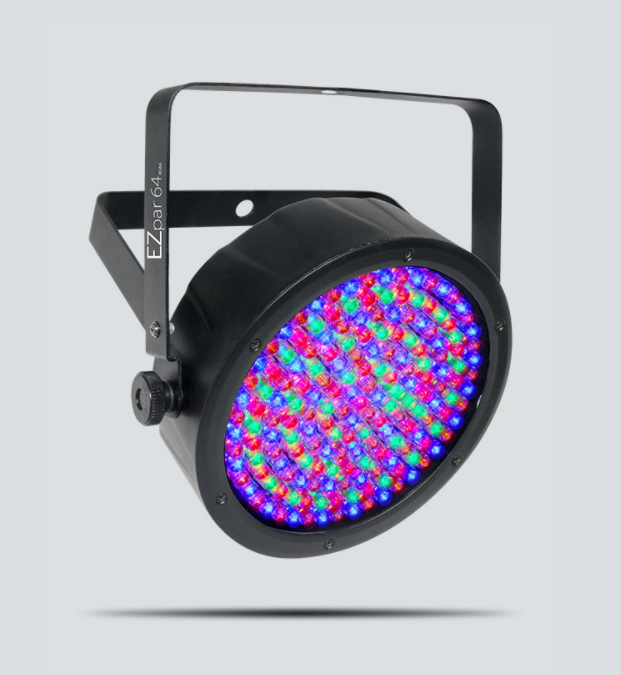 Chauvet DJ EZpar 64 RGBA Black Battery Powered Wash Light with 180