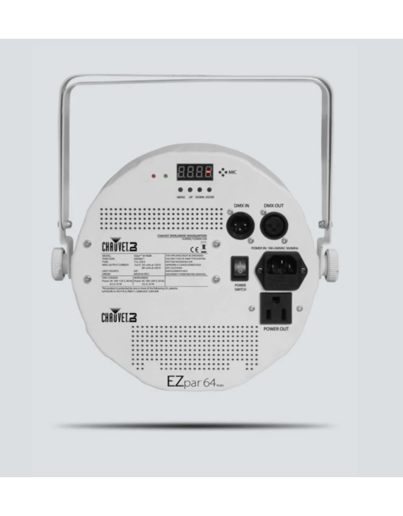 Chauvet DJ Chauvet DJ EZpar 64 RGBA White Battery Powered Wash Light with 180 RGBA LEDs (EZPAR64RGBAWHT)