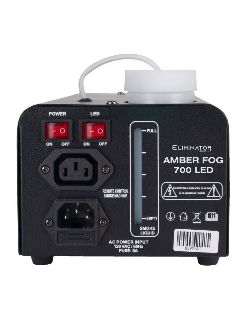 Eliminator ADJ Eliminator Lighting Amber Fog 700 LED Fog Machine with Amber Lights