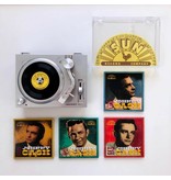 Crosley Crosley RSD3 Mini Turntable with a Set of 4 Johnny Cash 3" Records