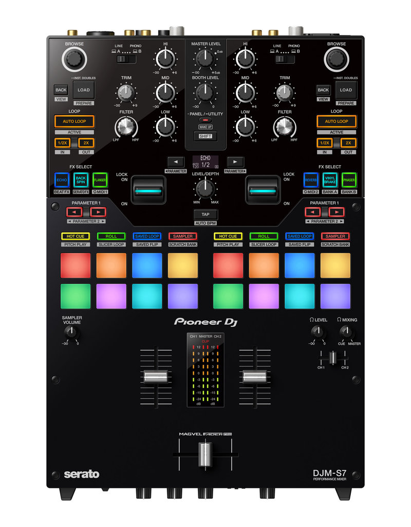DJミキサー PIONEER DJM-707 2-channel scratch DJM-S7 Scratch Style 2 Channel Performance DJ Mixer
