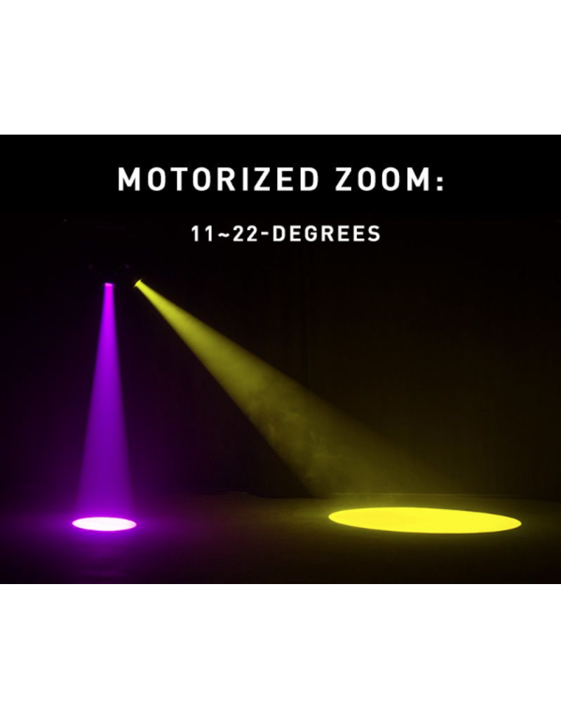 ADJ ADJ Focus Spot 4Z Pearl 200W LED Moving Head Spot Fixture with Motorized Focus & Motorized Zoom