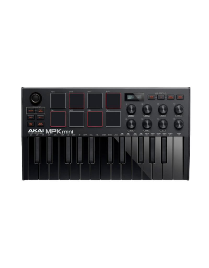 AKAI Akai Pro MPK Mini MK3 25-Key MIDI Controller BLACK (MPKMINI3B)