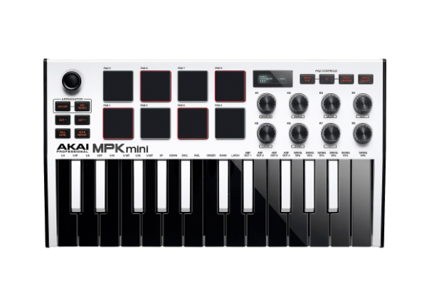DTM・DAW AKAI MPK mini Special Edition White akai-akai-pro-mpk-mini-mk3-25-