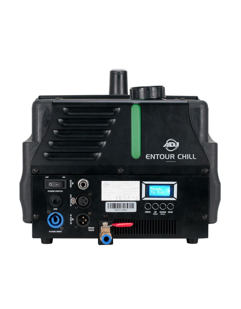 ADJ ADJ Entour Chill 800w Continuous Low-lying Fog Machine Uses Ice and Water