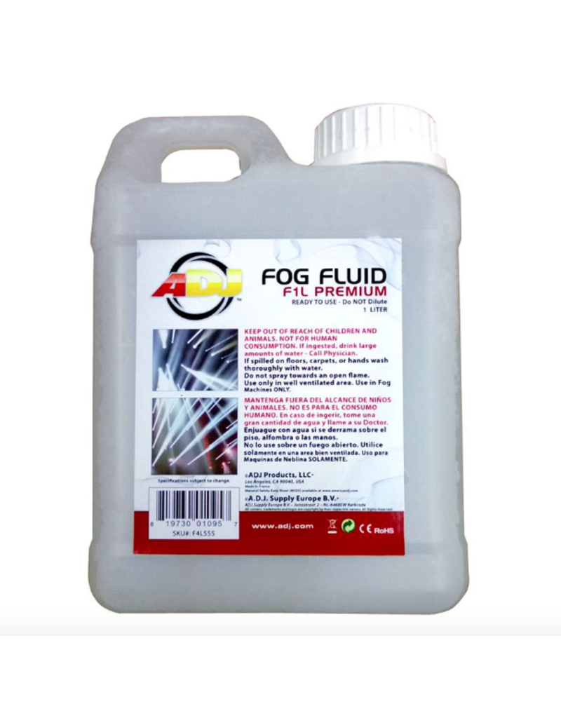 ADJ ADJ F1L Premium Fog Fluid 1 Liter