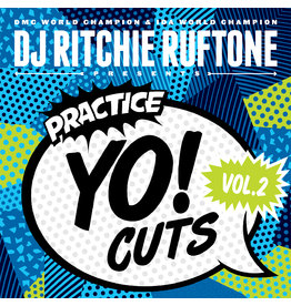 Turntable Training Wax Ritchie Ruftone Practice Yo! Cuts Vol. 2 12" Scratch Record - Black