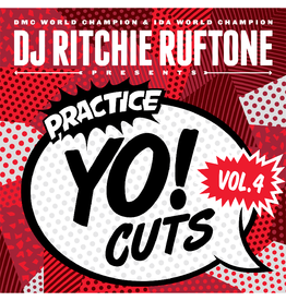 Turntable Training Wax Ritchie Ruftone Practice Yo! Cuts Vol. 4 12" RED Scratch Record