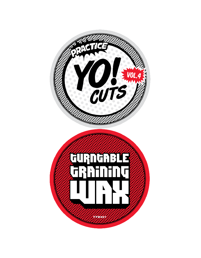 Turntable Training Wax Ritchie Ruftone Practice Yo! Cuts Vol. 4 ::: 12" RED Scratch Record