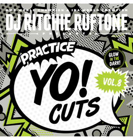 Turntable Training Wax Ritchie Ruftone Practice Yo! Cuts Vol. 8 12" GLOW in the DARK Scratch Record