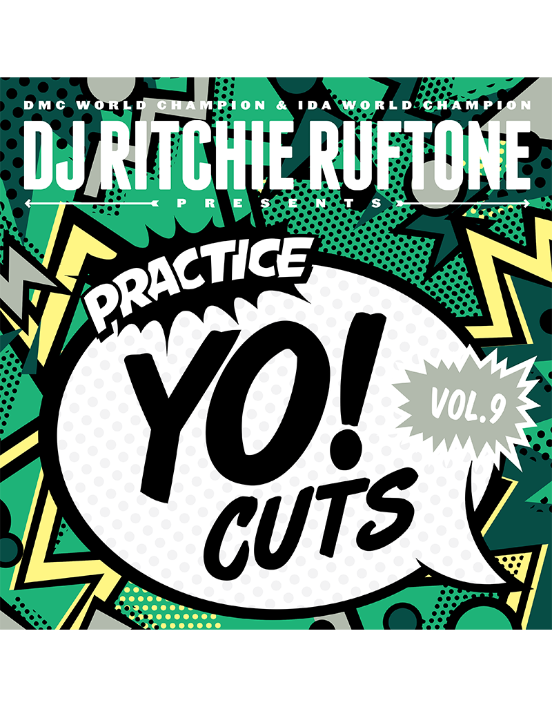 Turntable Training Wax Ritchie Ruftone Practice Yo! Cuts Vol. 9 12" Scratch Record - Black