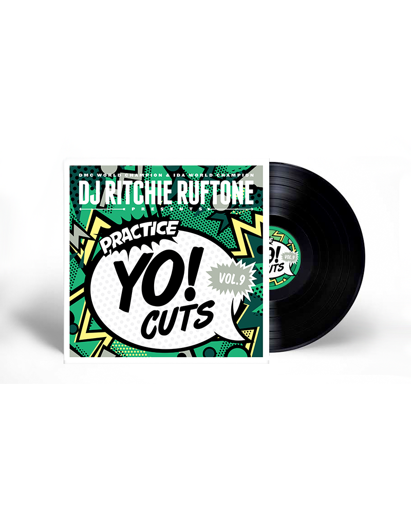Turntable Training Wax Ritchie Ruftone Practice Yo! Cuts Vol. 9 12" Scratch Record - Black