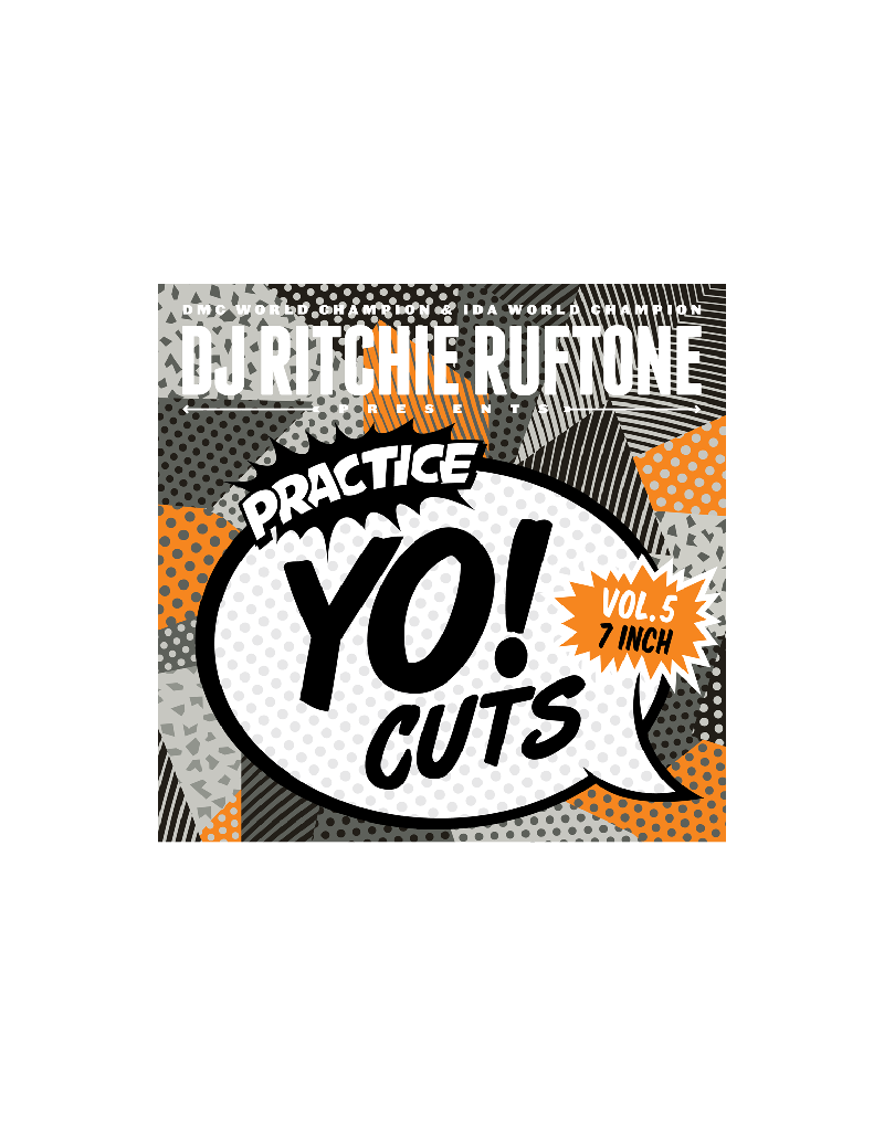 Turntable Training Wax Ritchie Ruftone Practice Yo! Cuts Vol. 5 7" ORANGE  Scratch Record