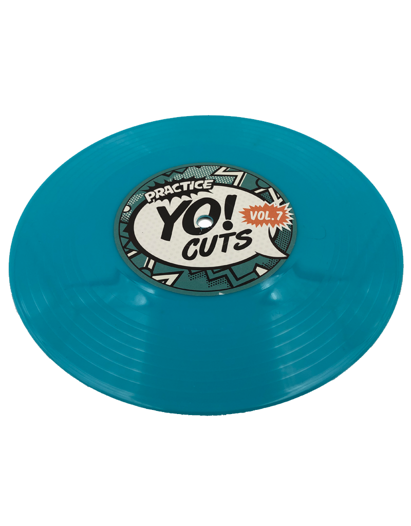 Turntable Training Wax Ritchie Ruftone Practice Yo! Cuts Vol. 7 ::: 7" SKY BLUE Scratch Record
